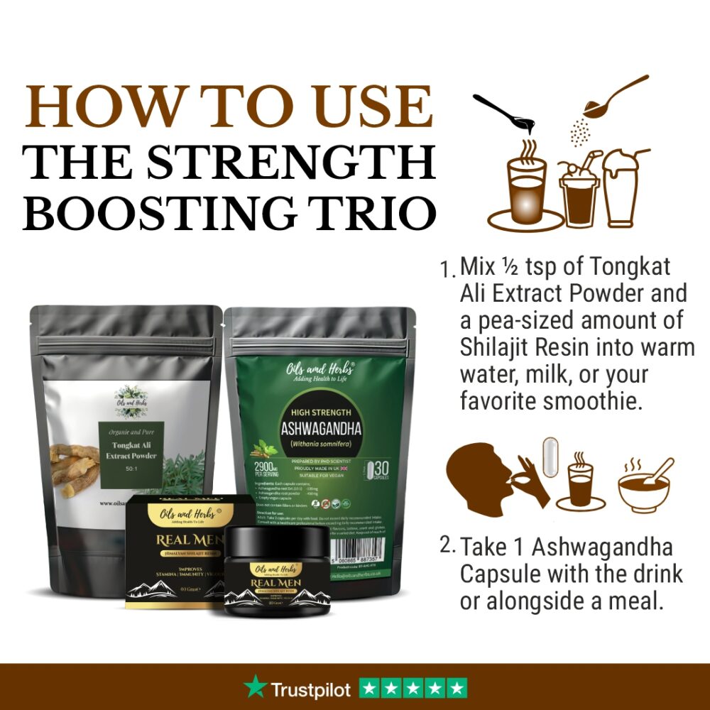 STRENGTH BOOSTING TRIO_HOW TO USE