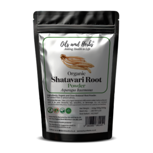 Shatavari root powder mockup