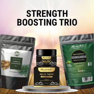 Strength Boosting Trio- Shilajit with Ashwagandha & TongkatAli