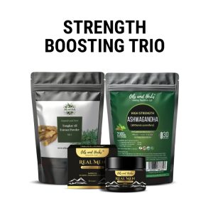 Strength Boosting Trio- Shilajit with Ashwagandha & TongkatAli