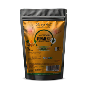 High Strength Turmeric with black pepper capsules