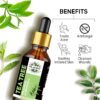 Natural Tea Tree Essential Oil 100% Pure and Therapeutic Grade