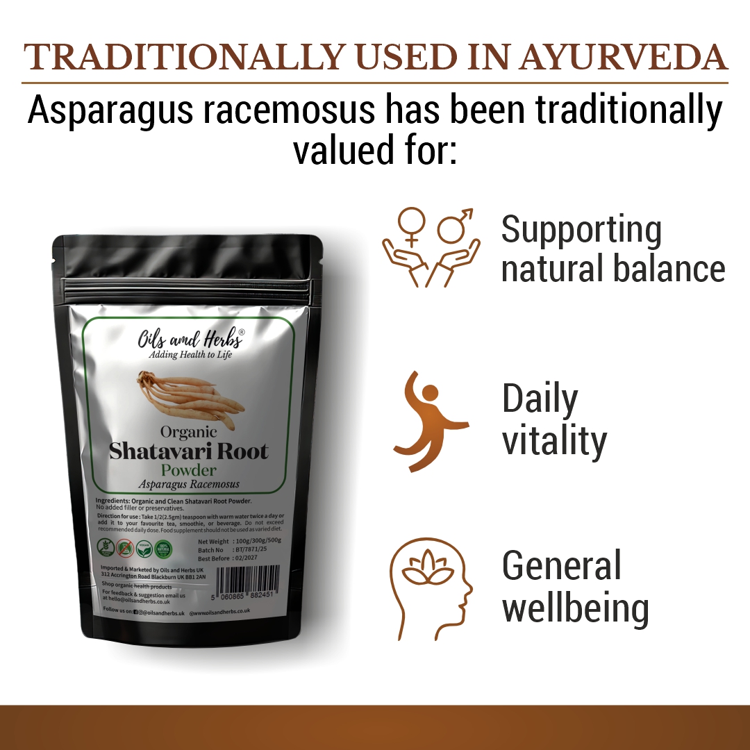 Organic Shatavari Root Powder (Asparagus Racemosus) – 100% Pure, Natural & Clean 4 Organic Shatavari Root Powder (Asparagus Racemosus) – 100% Pure, Natural & Clean - Image 4