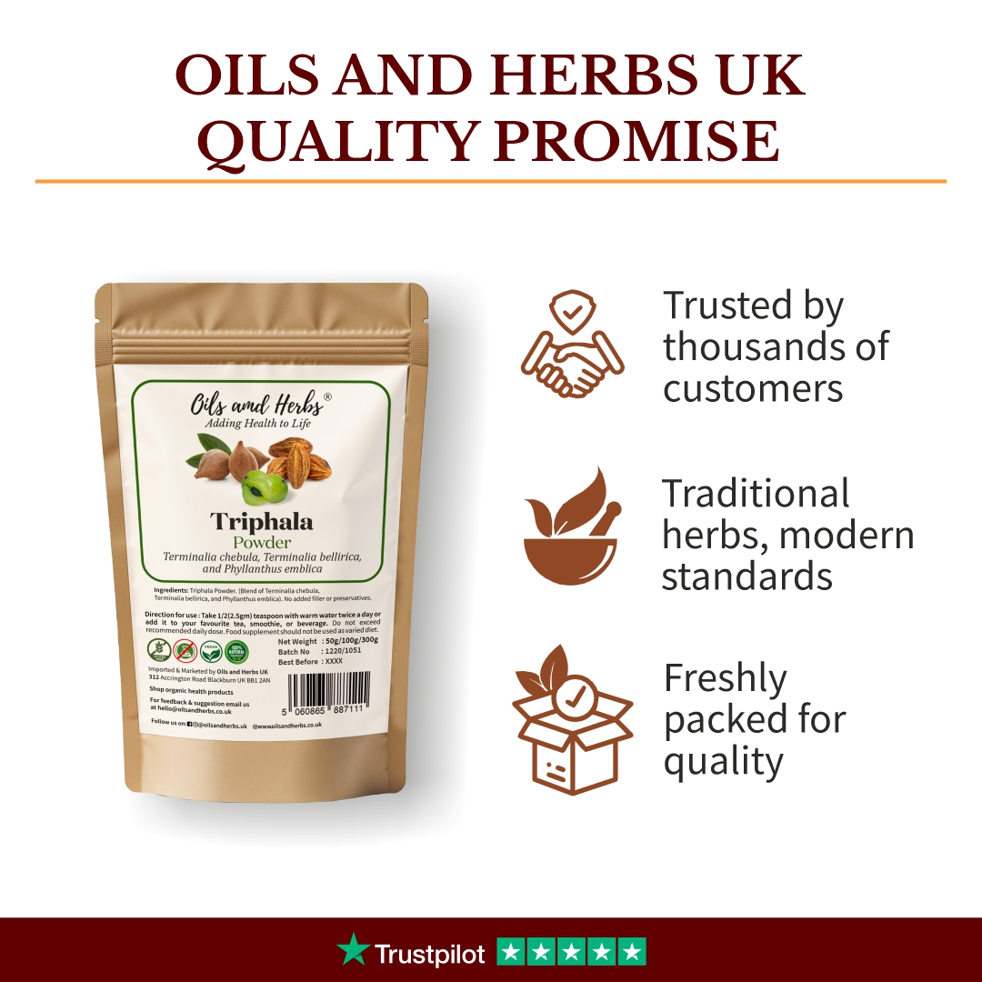 Pure Triphala Powder – Natural Herbal Blend for Daily Wellness 9 Pure Triphala Powder – Natural Herbal Blend for Daily Wellness - Image 9