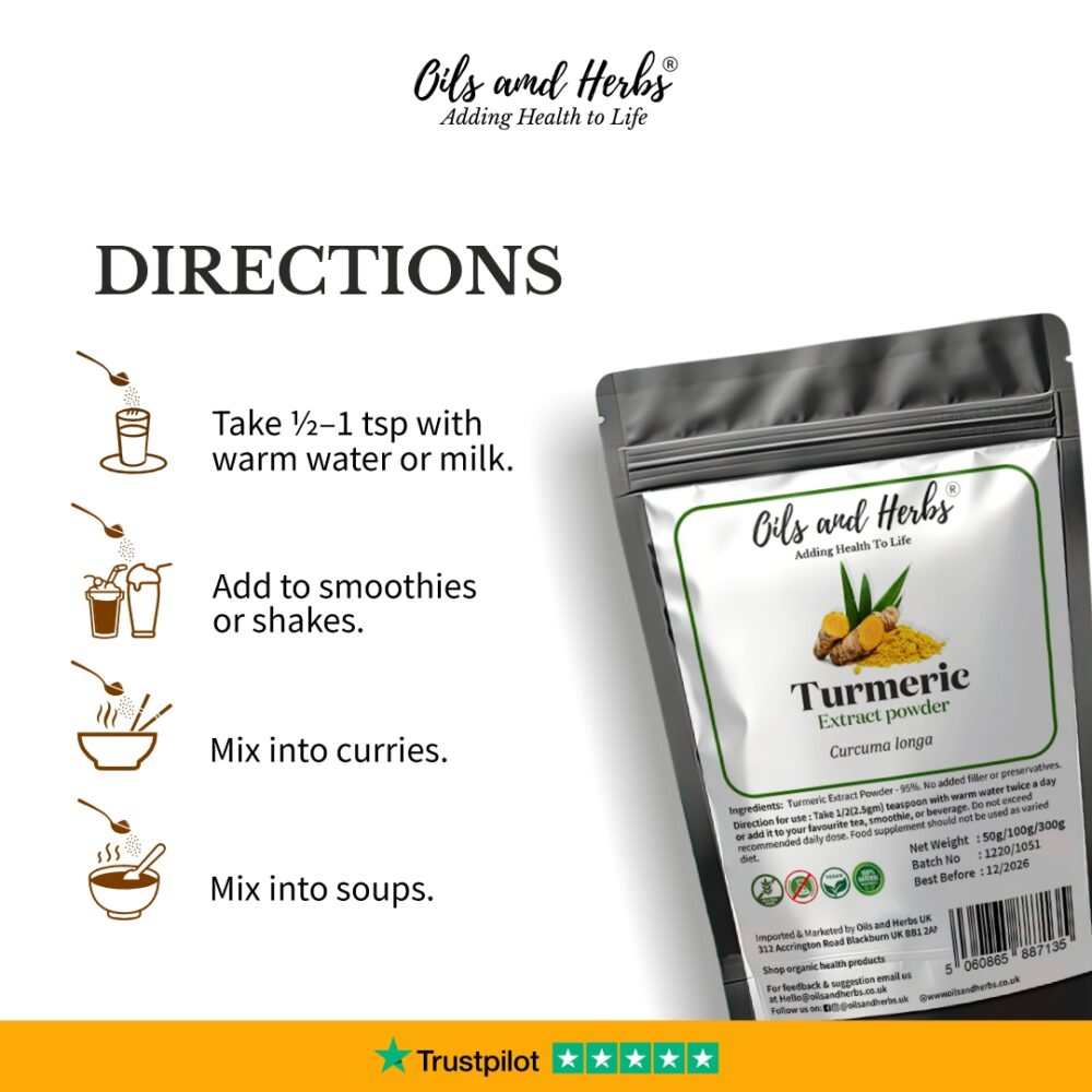 Turmeric powder_directions