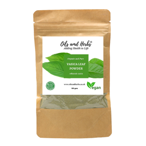 Organic Vasica Leaf Powder- Adhatoda Vasica -100% Pure and Natural