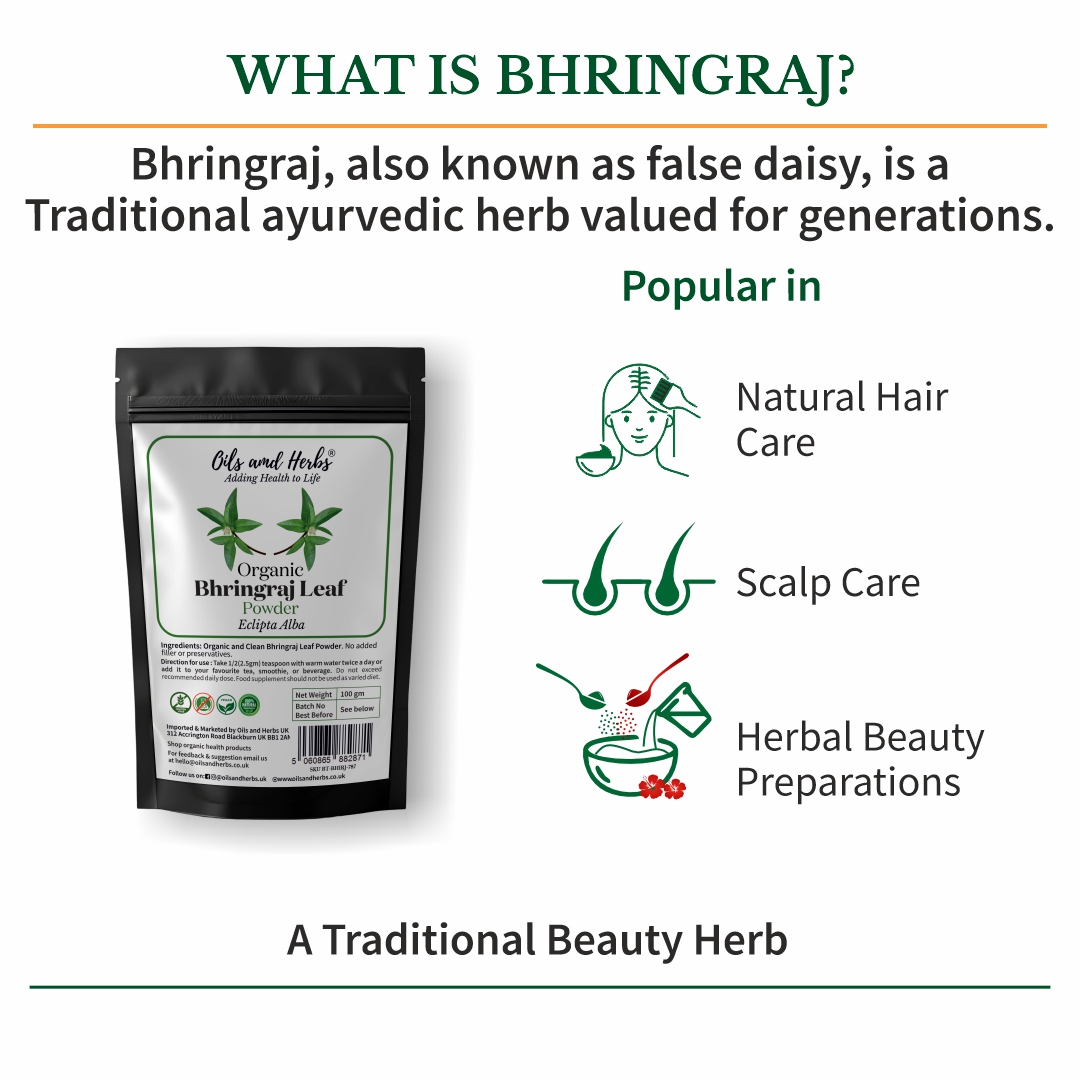 Sun Dried Bhringraj Leaf Powder - False Daisy -100% Pure, Clean and Natural 12 Sun Dried Bhringraj Leaf Powder - False Daisy -100% Pure, Clean and Natural - Image 12