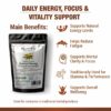 Organic Korean Ginseng Root Powder - Panax Ginseng- 100% Pure and Natural
