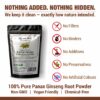 White Korean Ginseng NO ADDED