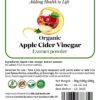 Organic Apple Cider Vinegar Extract Powder - 100% Pure and Natural