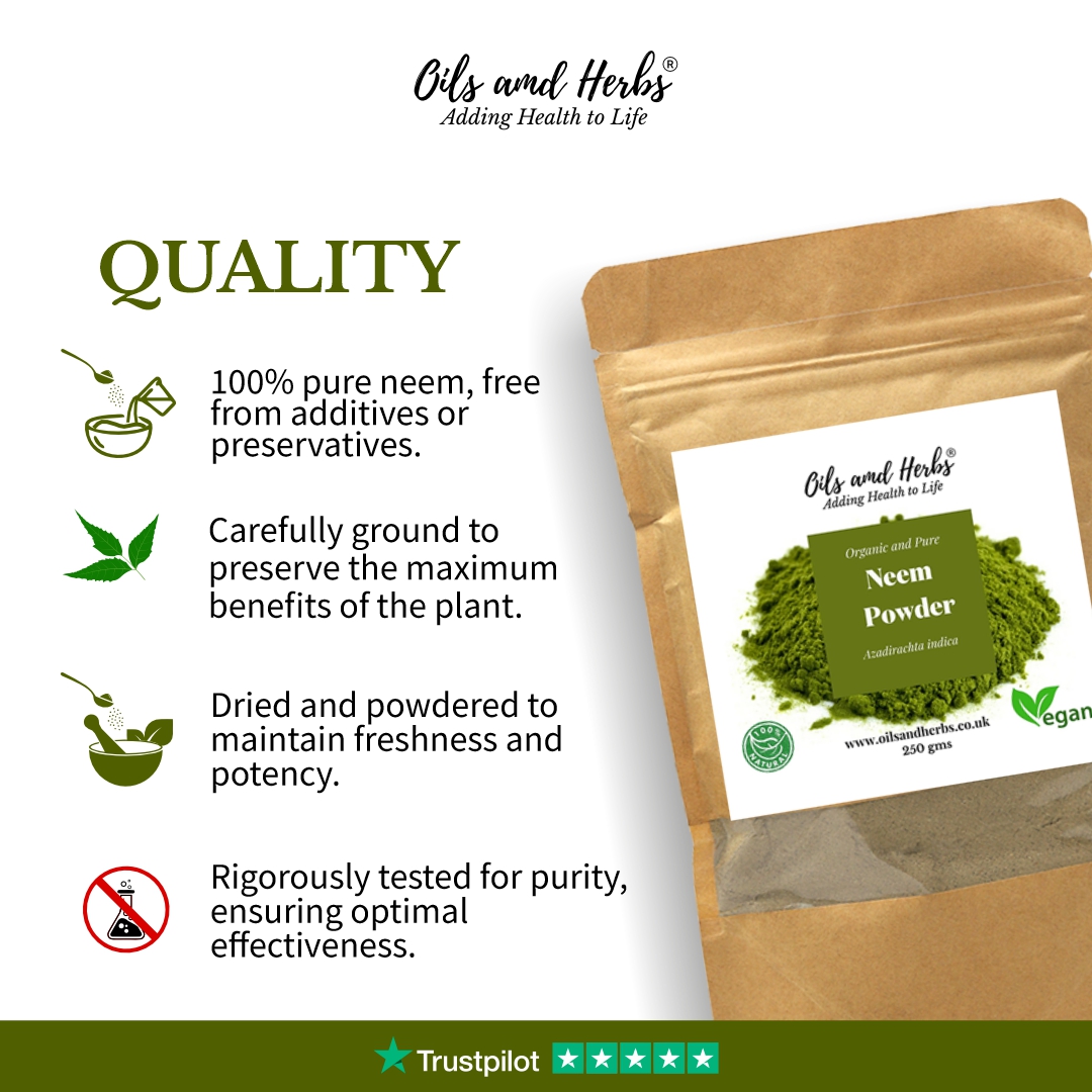 Sun Dried Organic Neem Powder (Azadirachta indica) 4 nEEM POWDER DIRECTIONS (1)