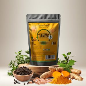 High Strength Turmeric with black pepper capsules