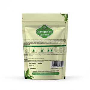 Constipation Green Tea back