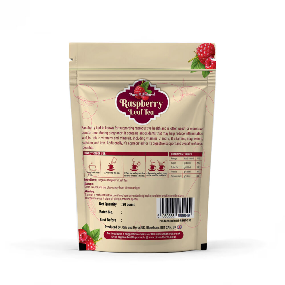 Organic Raspberry Leaf Tea - Image 2