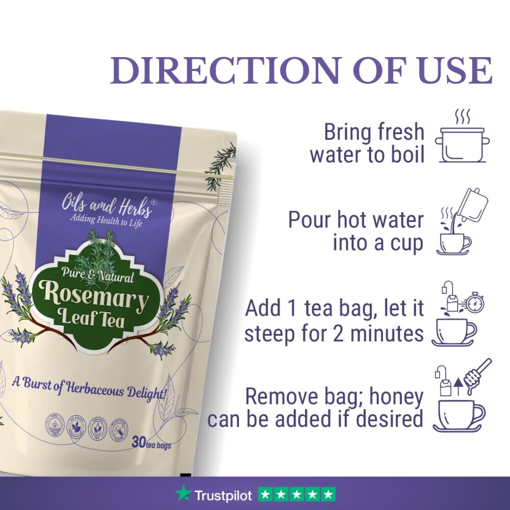 Organic Rosemary Leaf Tea - Image 4