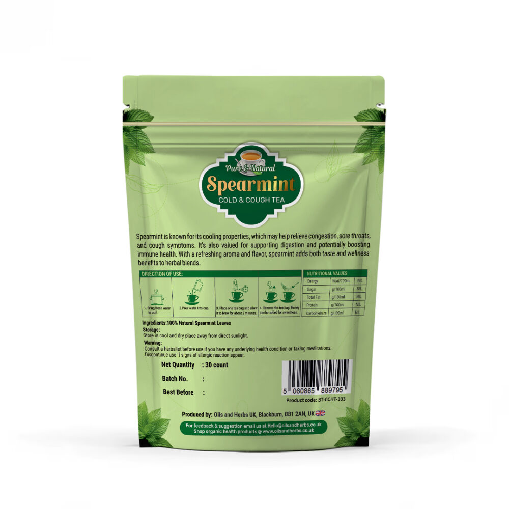 Natural Spearmint Leaf Tea - Image 2