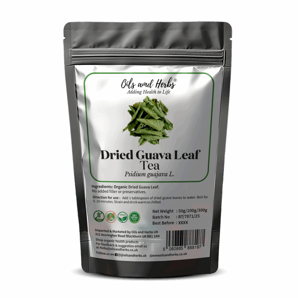 Dried Guava Leaf tea MOCKUP