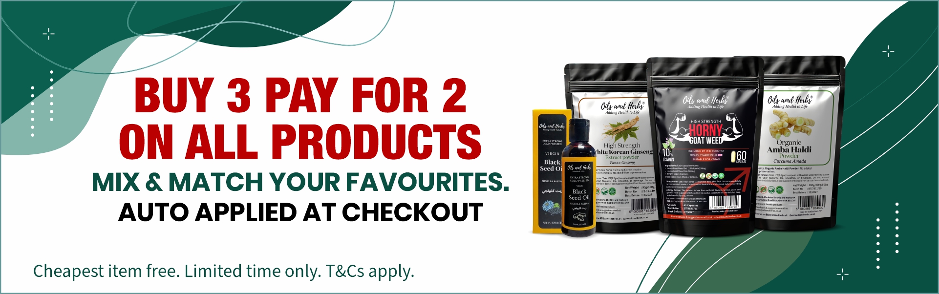 March 2026 sales banner