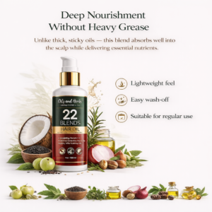 Alternative view of Herbal Hair Oil for Hair Growth UK | 22 Blends Natural Oil for Hair Fall, Strength & Repair (Non-Greasy)
